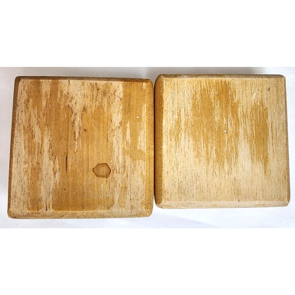 Lidded Seagrass Glass Wicker Boho Retro Square Storage Jar Vintage Set of 4 - Picture 6 of 14